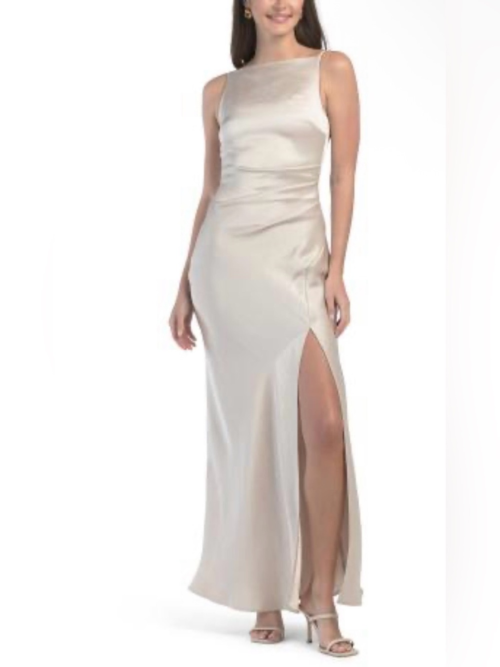 Bec & Bridge THE DREAMER MAXI Dress Sand size AU 6/US 2 Original Price $380